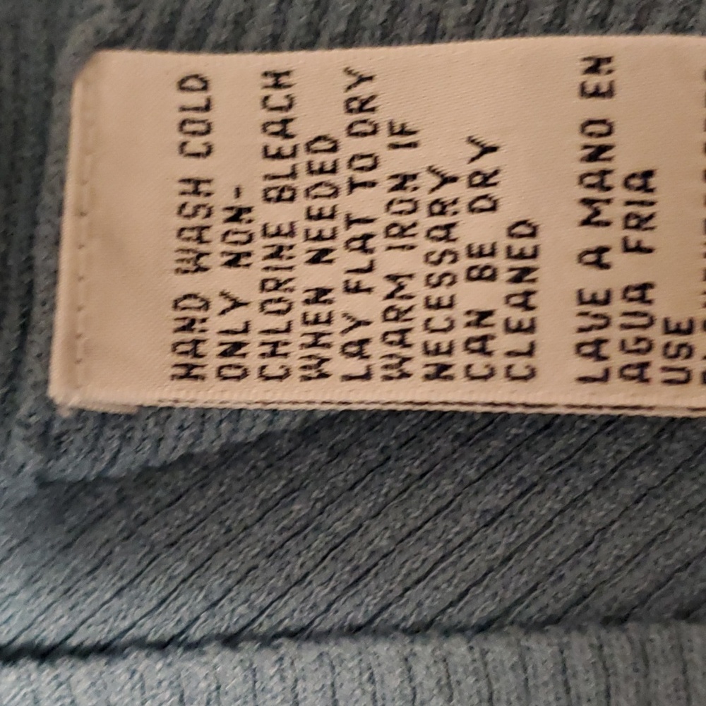RENA ROWAN Square Neck Ribbed Sleeveless Shell/Top - Picture 7 of 7
